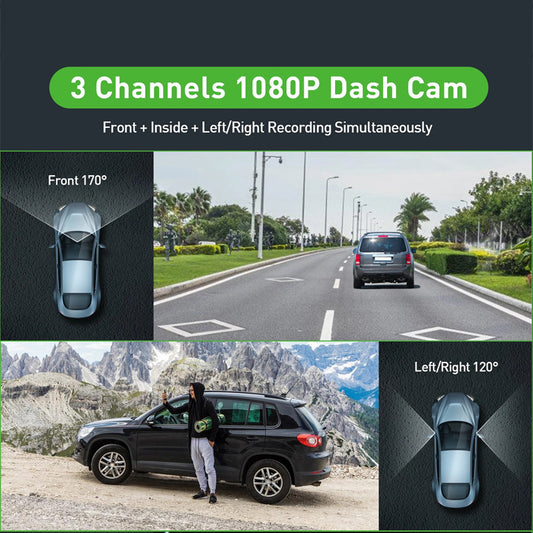 Cámara Dashcam Dual HD 1080p - Pantalla 3 Pulgadas Frontal y Trasera - Image 2