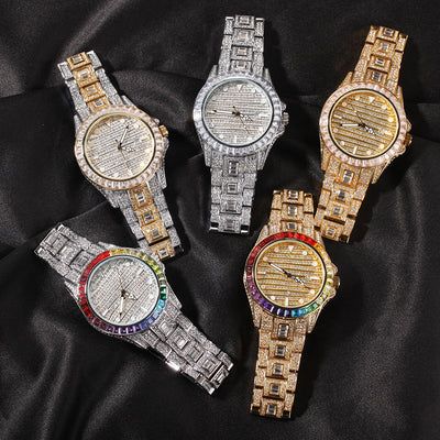 Reloj de Cuarzo Mariposa Diamante con Doble Botón - Image 16