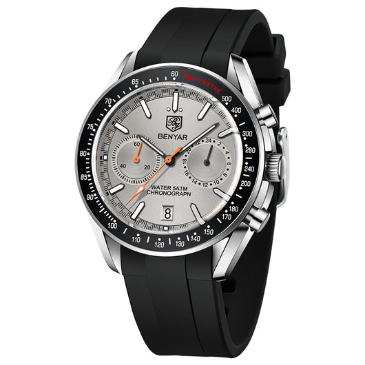 Reloj Cronógrafo Multifuncional Impermeable con Luz Nocturna para Hombre - Image 3