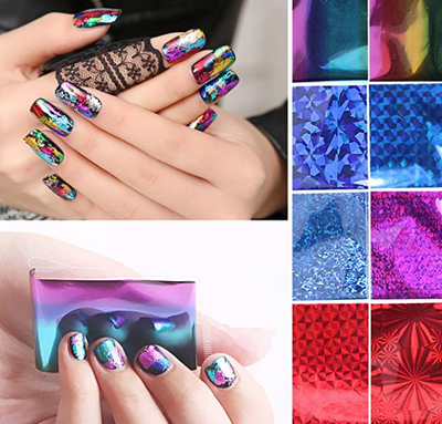 Adhesivos de Uñas Cielo Estrellado - Diseños de Arte Nail Art - Image 9