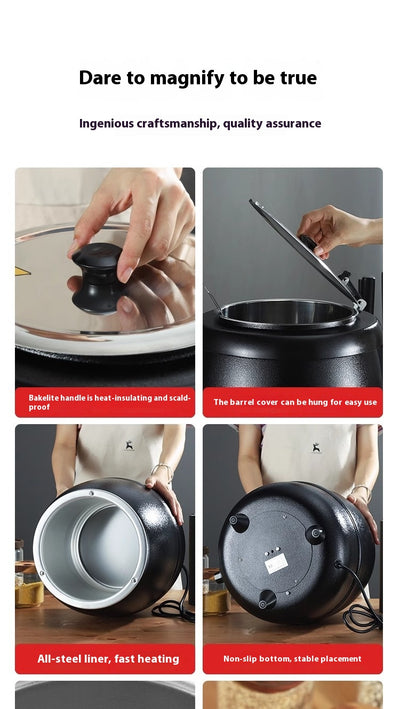 Olla Térmica Eléctrica para Sopas y Caldos con Aislamiento en Acero Inoxidable - Image 9