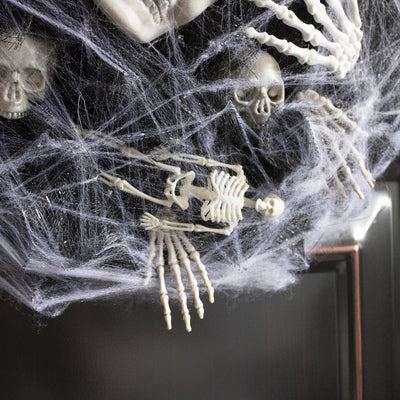 Guirnalda de Calaveras de Malla Negra para Decoración de Halloween - Image 16