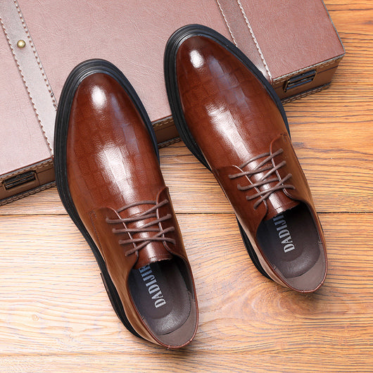 Zapatos Casuales de Cuero Genuino Británicos para Hombre - Tallas Grandes - Image 7