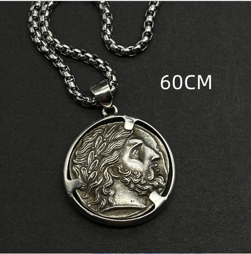 Collar de Moneda en Plata Esterlina para Hombre - Diseño Elegante y Moderno - Image 7
