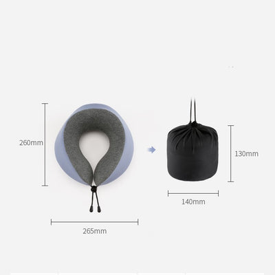 Almohada Cervical de Espuma Viscoelástica en Forma de U - Image 4