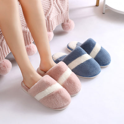 Pantuflas de Invierno de Algodón con Pelaje de Conejo - Calidez y Confort - Image 10