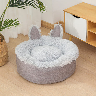 Cama Felpa Cómoda para Gatos y Perros - Casa Cama Plush Interior - Image 10