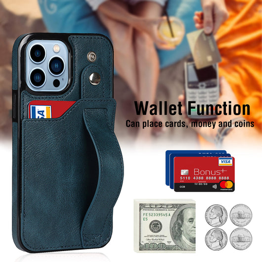 Funda para Celular con Correa de Muñeca y Protección para Tarjetas - Image 19