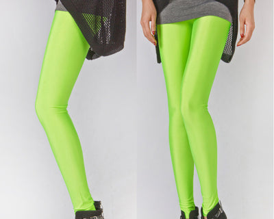 Leggings de Seda Helada Brillante Talla Grande Ajustados Elásticos Premium - Image 6