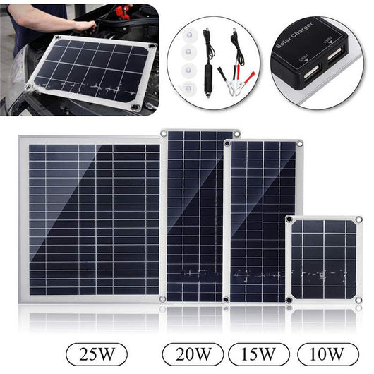 Panel Solar Portátil con Batería de Doble Puerto USB - Image 9