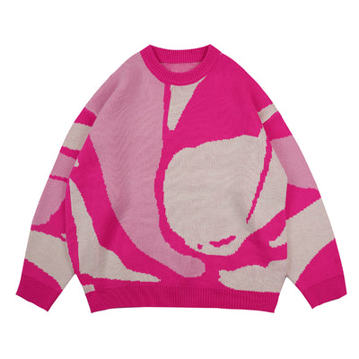 Suéter Holgado Cuello Redondo Tejido para Hombre y Mujer - Image 14