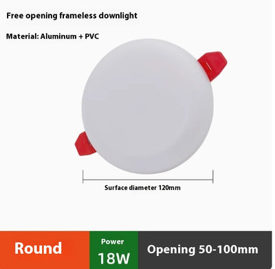 Panel de Luz LED Ultadelgado con Agujero Ajustable - Image 6