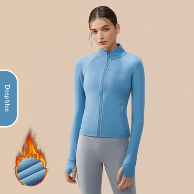 Top de Yoga sin Dedos Acolchado para Otoño e Invierno - Image 10