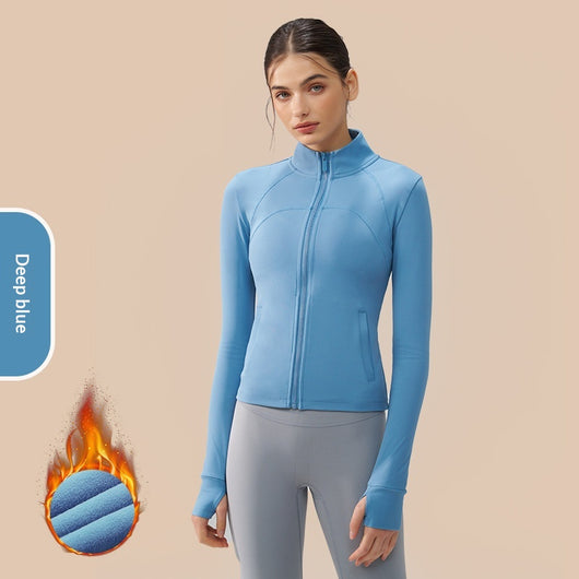 Top de Yoga sin Dedos Acolchado para Otoño e Invierno - Image 10