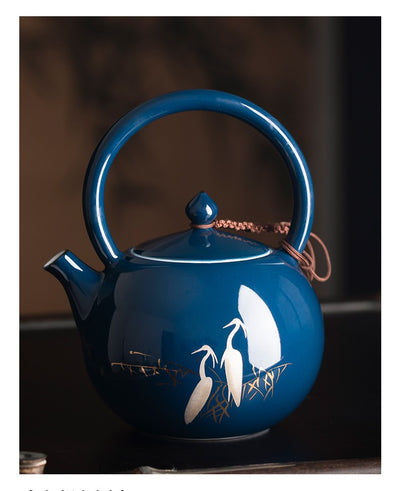 Olla de Cerámica Ji Blue Egret con Asas Ergonómicas - Image 11