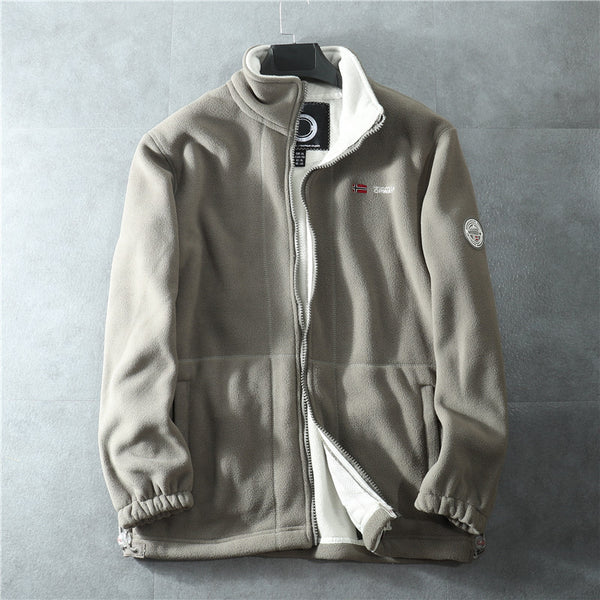 Chaqueta de Forro Polar Cálida para Otoño e Invierno