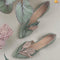 Zapatos Planos de Diseño Estético con Pétalos