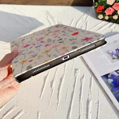 Funda Protectora de Cuero para Tablet con Diseño Floral y Ranura para Stylus - Image 21