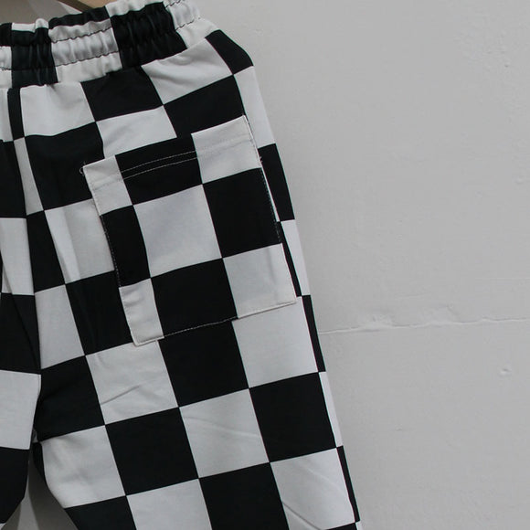 Men's Black and White Striped Muscle Boy Brothers Sports Shorts - Loose 5-Point Shorts