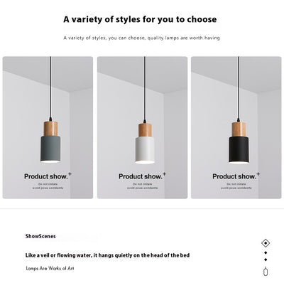 Lámpara de Techo Macarrón de Madera - Diseño Minimalista y Elegante - Image 11