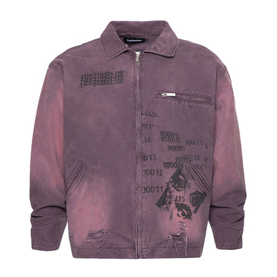 Chaqueta de Trabajo Degradado para Hombre - Image 5