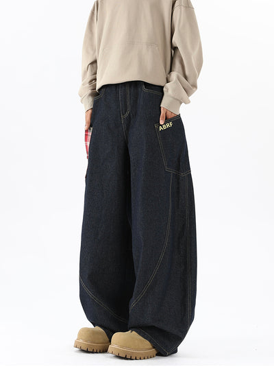 Pantalones Cargo Vaqueros con Bolsillos Grandes Diseño Retro para Hombre - Image 17