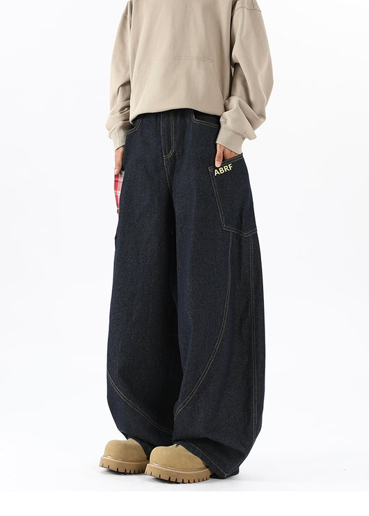 Pantalones Cargo Vaqueros con Bolsillos Grandes Diseño Retro para Hombre - Image 17