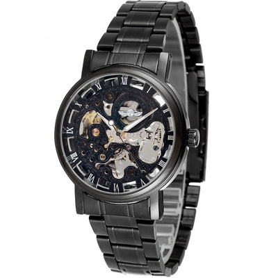 Reloj Mecánico Winner con Esfera Transparente y Correa de Acero - Image 2