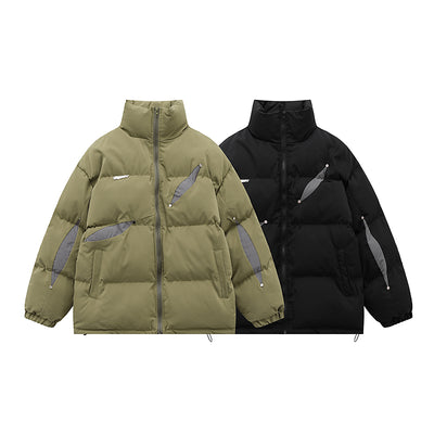 Abrigo Acolchado para Hombre con Cuello Alzado - Diseño Térmico Grueso y Corte Holgado - Image 20