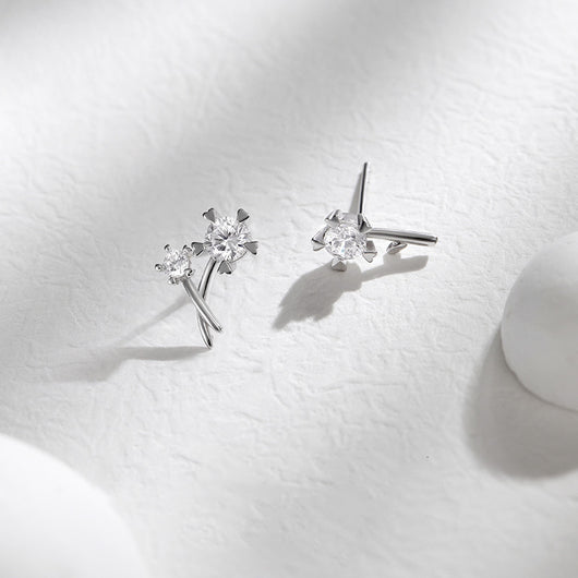 Aretes de Diente de León en Plata Esterlina - Diseño Delicado - Image 7