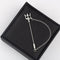 British Personality High End Badge Coat Windbreaker Pin Long Plateado needle