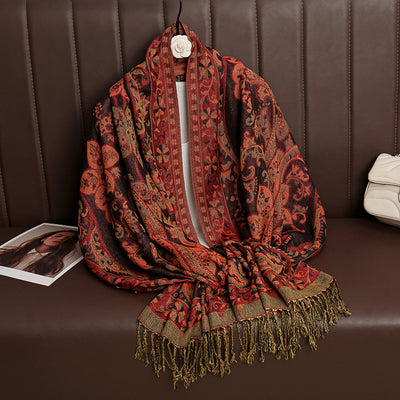 Chal Jacquard para Mujer - Ligero y Versátil para Primavera y Verano - Image 7