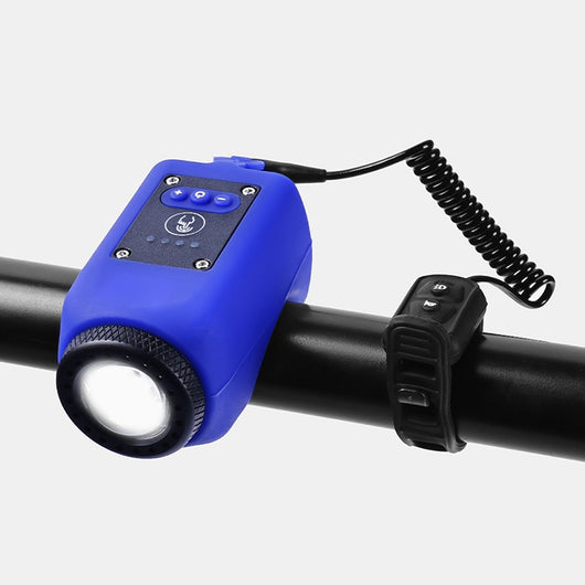 Luz Frontal con Claxon de Alta Potencia para Bicicleta - Recargable USB y Resistente al Agua - Image 5
