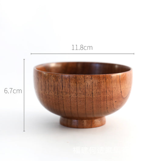 Tazón de Madera Estilo Japonés para Arroz, Sopa y Ensaladas - Image 10