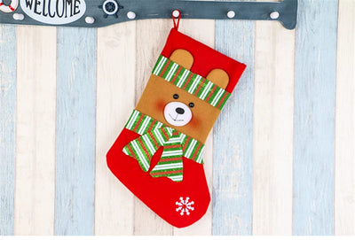Bolsas de Regalo Navideñas con Adornos y Calcetines Decorativos al por Mayor - Image 12