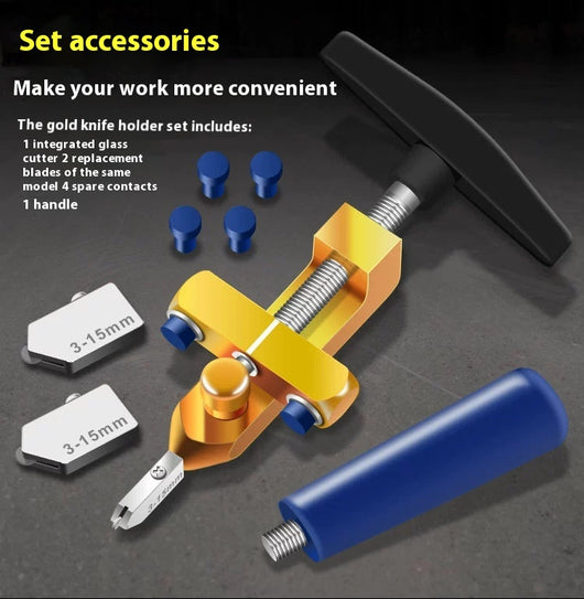 Kit Profesional Cortador de Azulejos y Vidrio con Abre Cerámicos - Image 13