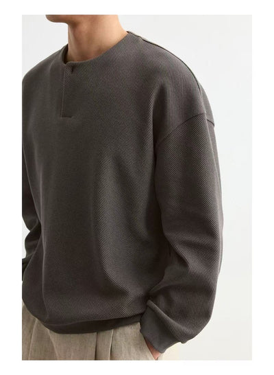 Sudadera Cuello Redondo Ligera para Hombre Talla Grande - Image 24