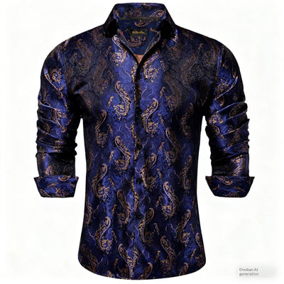 Camisa Casual Deportiva Holgada con Solapa para Hombre - Image 23