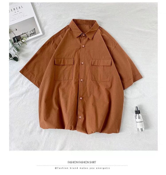 Camisa de Trabajo Coreana para Hombre - Estilo Moderno y Versátil - Image 11