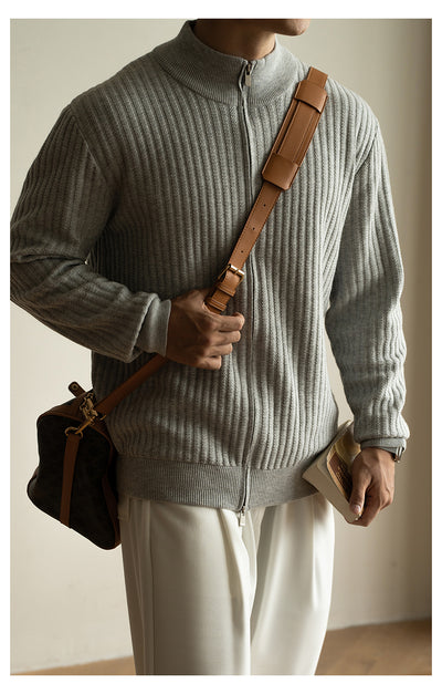 Cardigan con Cierre Casual para Hombre - Suéter Abrigo Versátil - Image 26