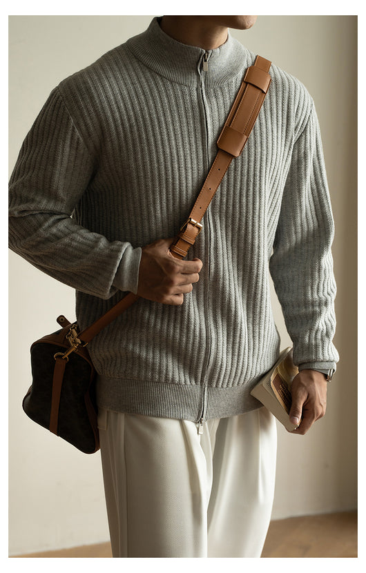 Cardigan con Cierre Casual para Hombre - Suéter Abrigo Versátil - Image 26