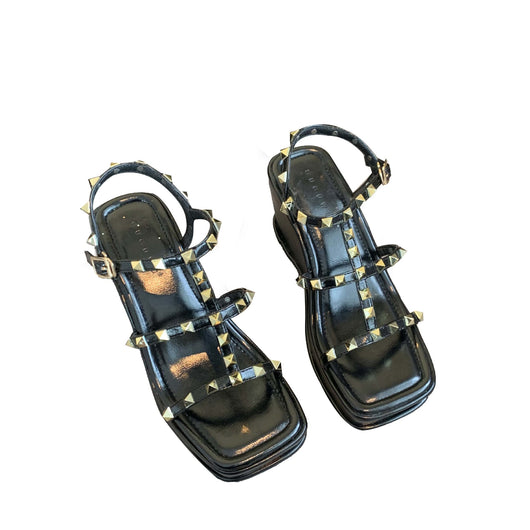 Sandalias Romanas con Cuña y Punta Cuadrada - Image 17