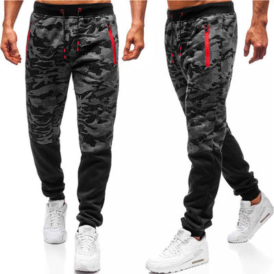 Pantalones Slim Fit Camuflado con Cordones para Hombre - Image 11