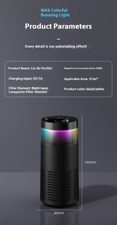 Purificador de Aire Portátil con Eliminación de Formaldehído y Olores - Image 8