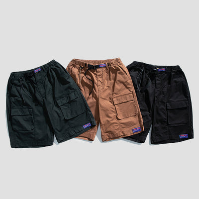 Pantalones Casuales Sueltos Ins Tide - Corte Cinco Puntos Versátil - Image 5