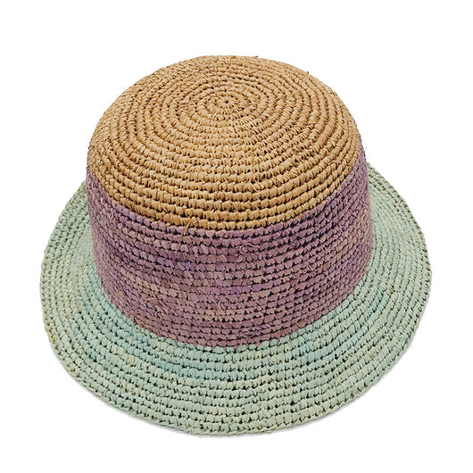 Sombrero de Rafia Tejido a Mano Plegable para Mujer - Image 5