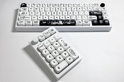 Keycap Gato Fantasy MOA - Diseño Minimalista Blanco y Negro - Image 18