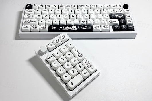 Keycap Gato Fantasy MOA - Diseño Minimalista Blanco y Negro - Image 18