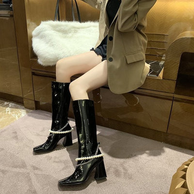 Botas Infantiles de Invierno con Tacón Grueso y Forro de Terciopelo - Image 7
