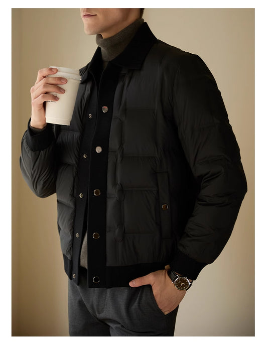 Chaqueta Casual Premium para Hombre con Diseño Patchwork - Image 8